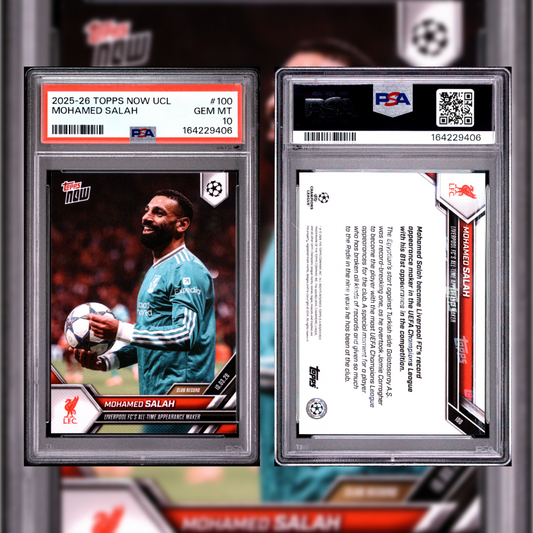 2025-26 Mohamed Salah #100 PSA 10 164229406