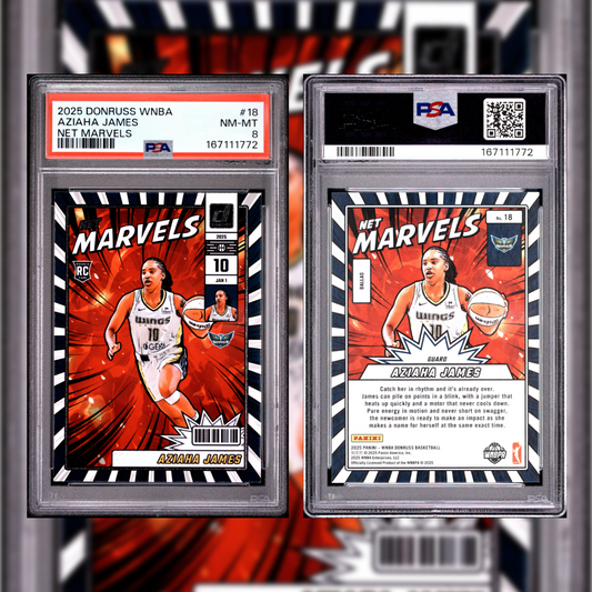 2025 Aziaha James #18 PSA 8 167111772
