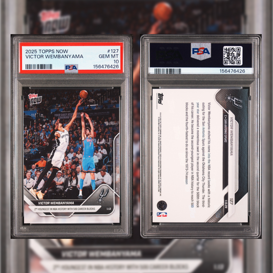 2025 Victor Wembanyama #127 PSA 10 156476426