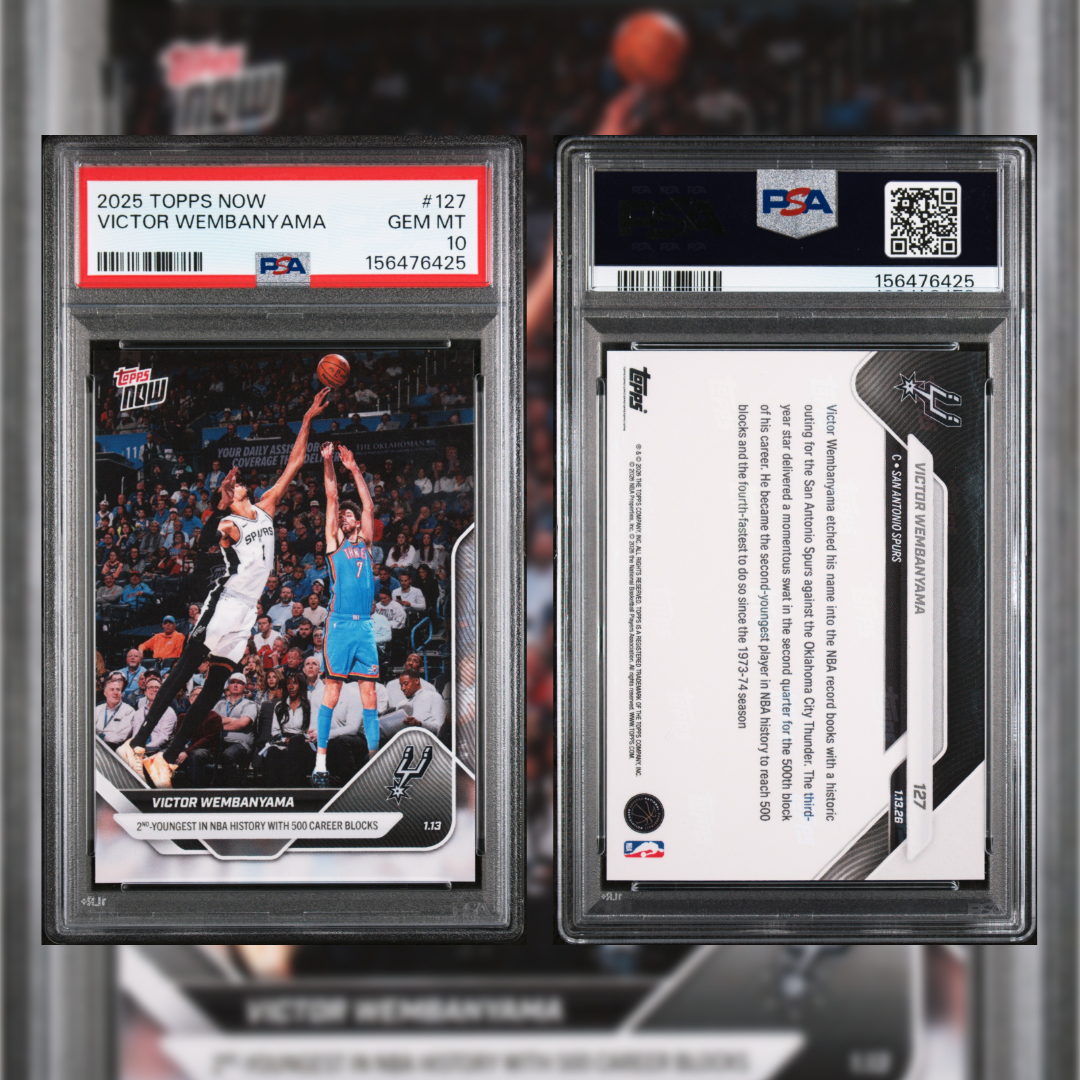 2025 Victor Wembanyama #127 PSA 10 156476425