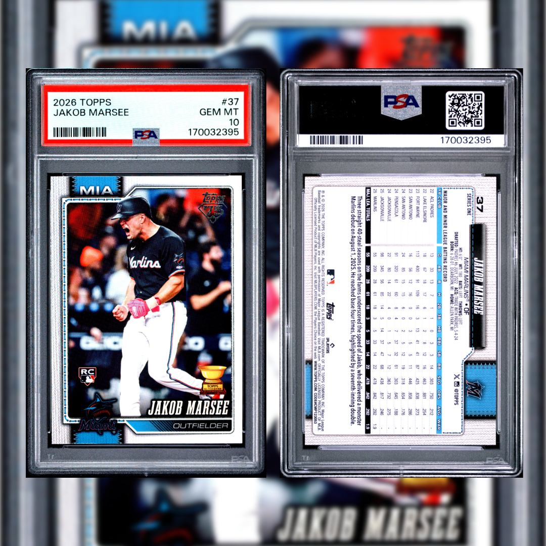 2026 Jakob Marsee #37 PSA 19 170032395
