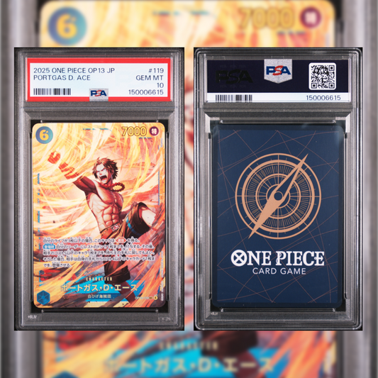 2025 Japanese Portgas D. Ace #119 PSA 10 150006615