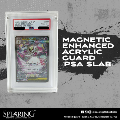 🧲 Magnetic Enhanced Acrylic Guard for PSA Graded Card Slabs – ☀️ UV Protection