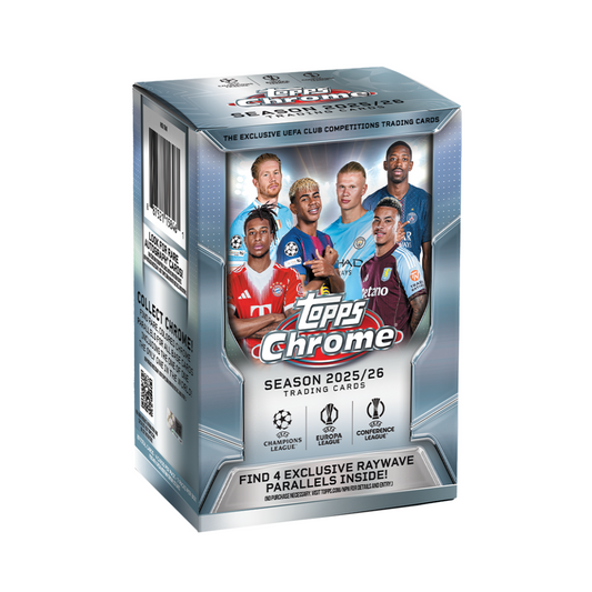 2025-26 Topps Chrome UEFA Club Competitions (UCC) Soccer Value Box