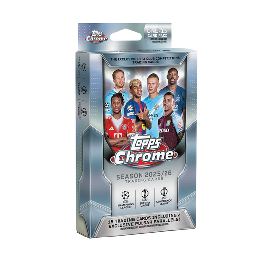 Topps Chrome® UEFA Club Competitions 2025-26 - Hanger Box