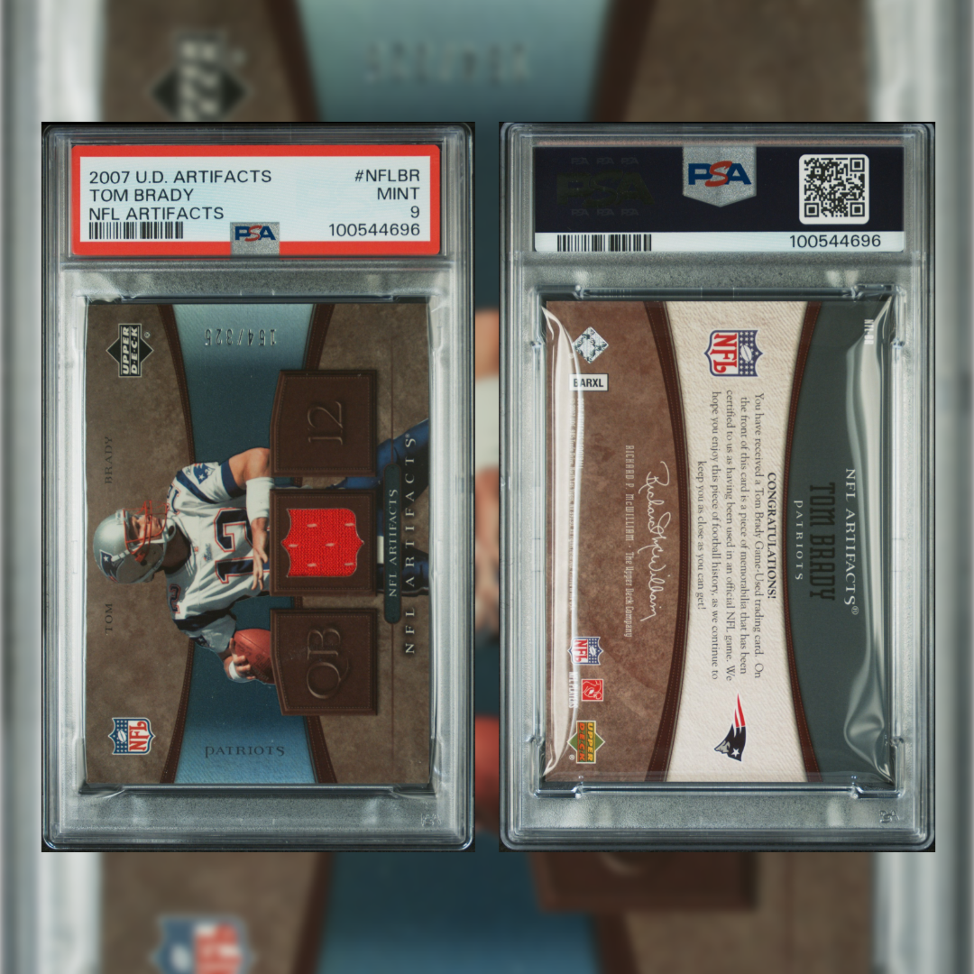 2007 Tom Brady #NFLBR PSA 9 100544696