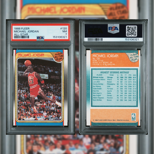 1988 Michael Jordan #120 PSA 7 153106321
