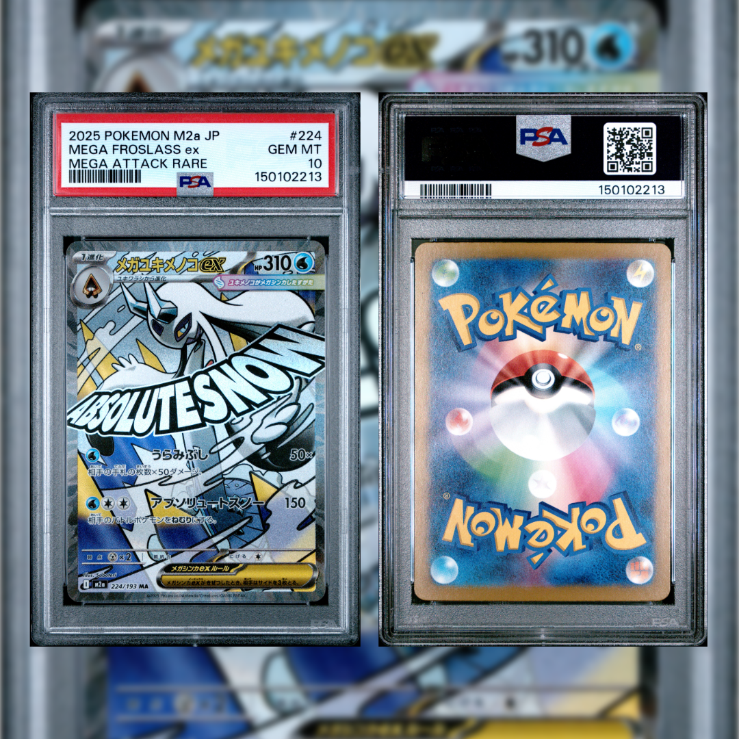 2025 Japanese Mega Froslass ex #224 PSA 10 150102213