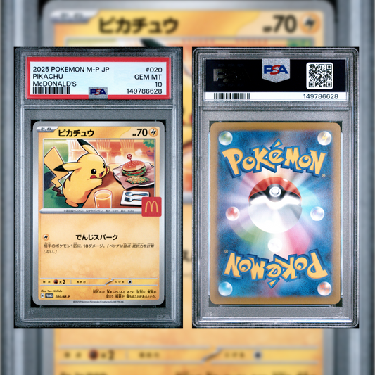 2025 Japanese Pikachu #020 PSA 10 149786628