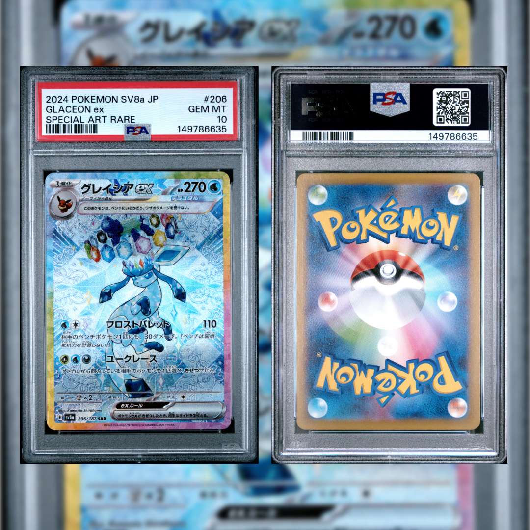 2024 Japanese Glaceon ex #206 PSA 10 149786635