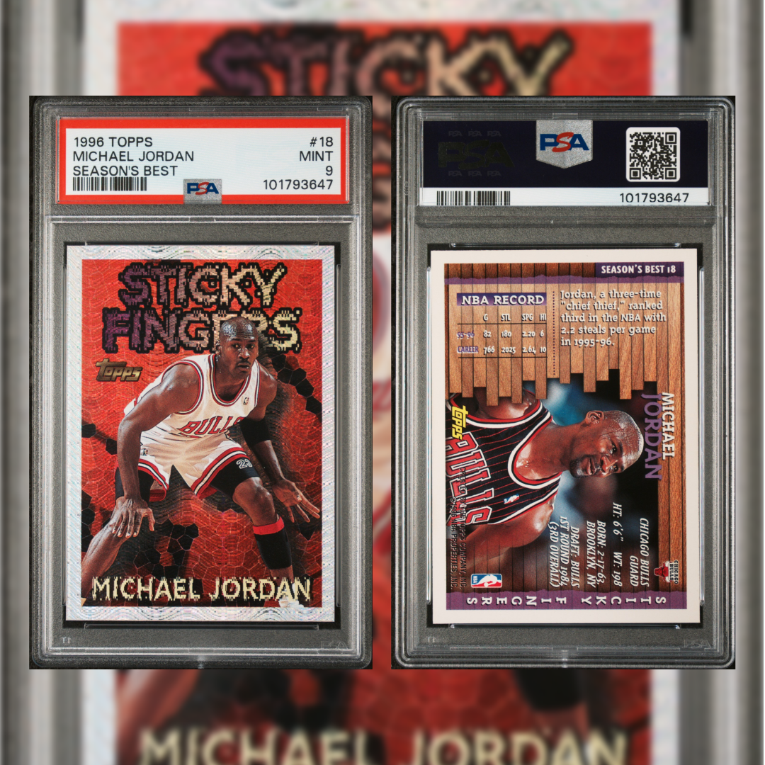 1996 Michael Jordan #18 PSA 9 101793647