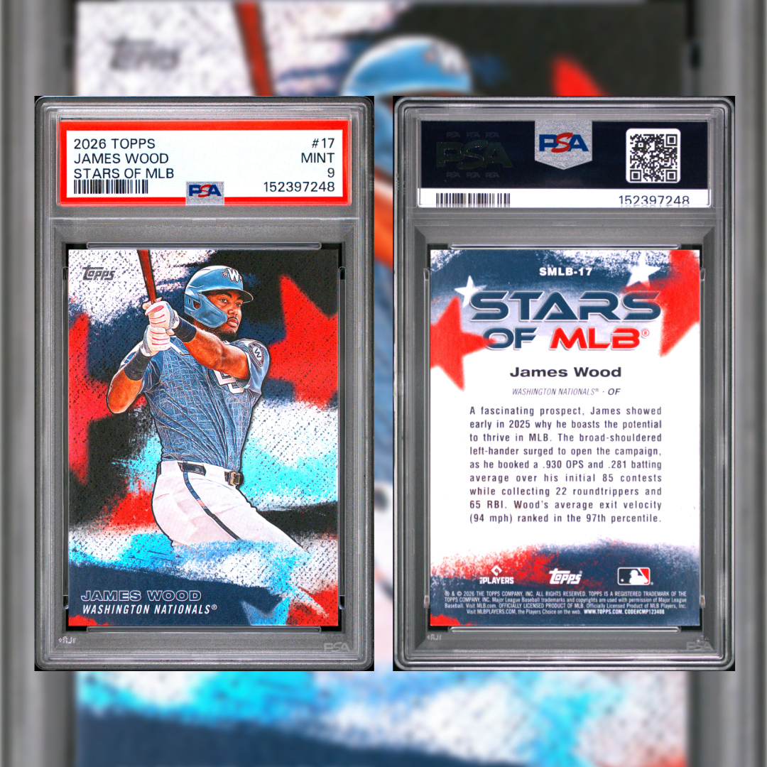 2026 James Wood #17 PSA 9 152397248