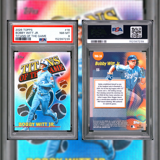 2026 Bobby Witt Jr. #16 PSA 8 152397239