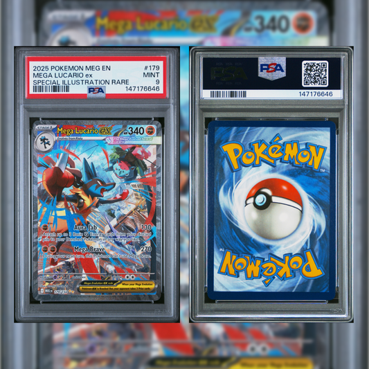 2025 Mega Lucario ex #179 PSA 9 147176646