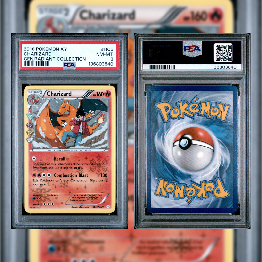 2016 Charizard #RC5 PSA 8 136803840