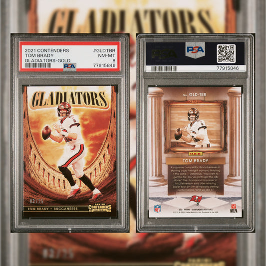 2021 Tom Brady #GLDTBR PSA 8 77915846