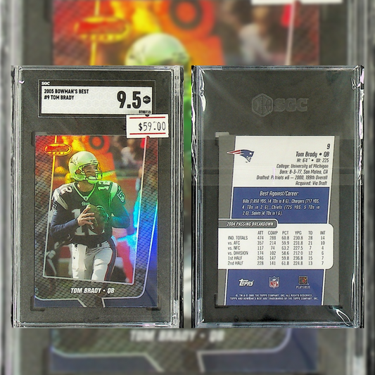2005 Tom Brady #9 SGC 9.5 0700715