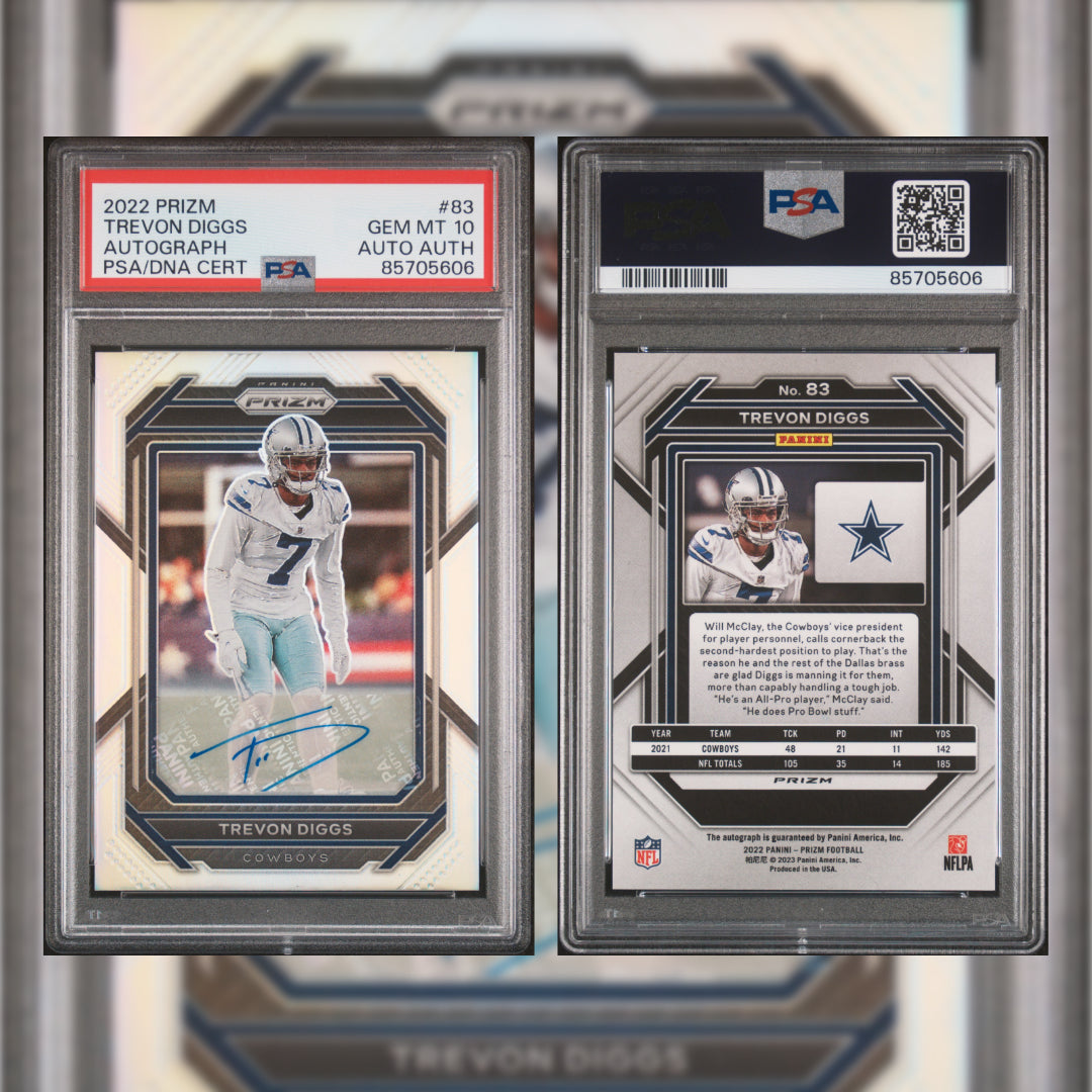 2022 Trevon Diggs with Autograph #83 PSA 10 85705606