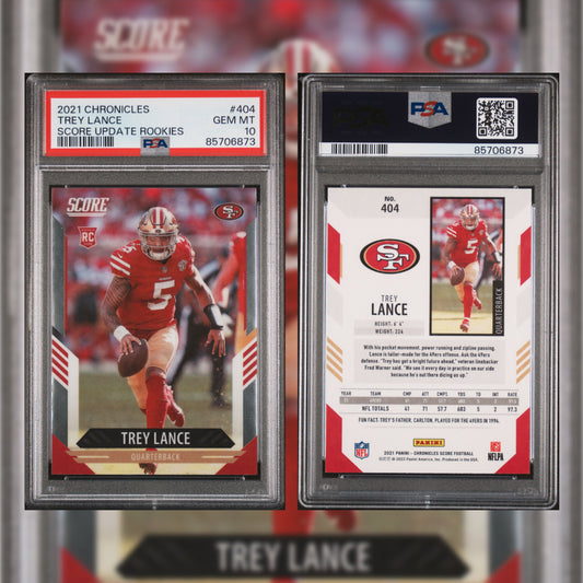 2021 Trey Lance #404 PSA 10 85706873