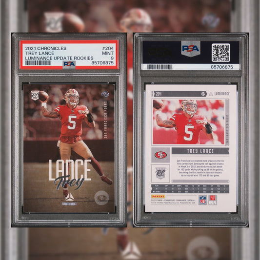 2021 Trey Lance #204 PSA 9 85706875